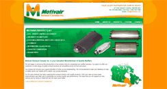 Desktop Screenshot of motivair.com